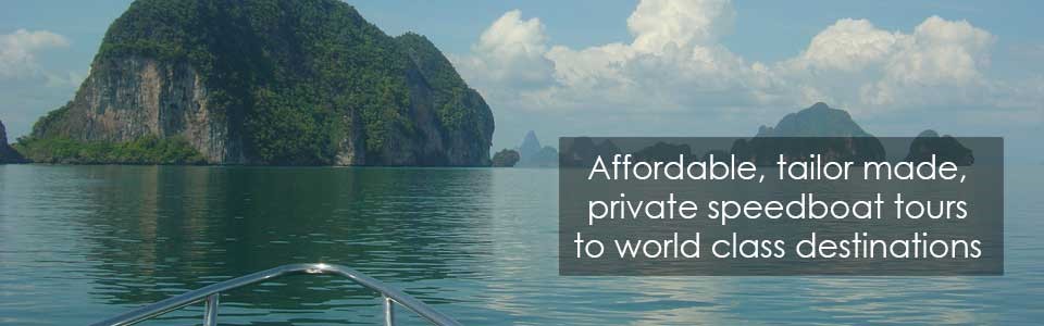 Private boat hire to Phang Nga Bay